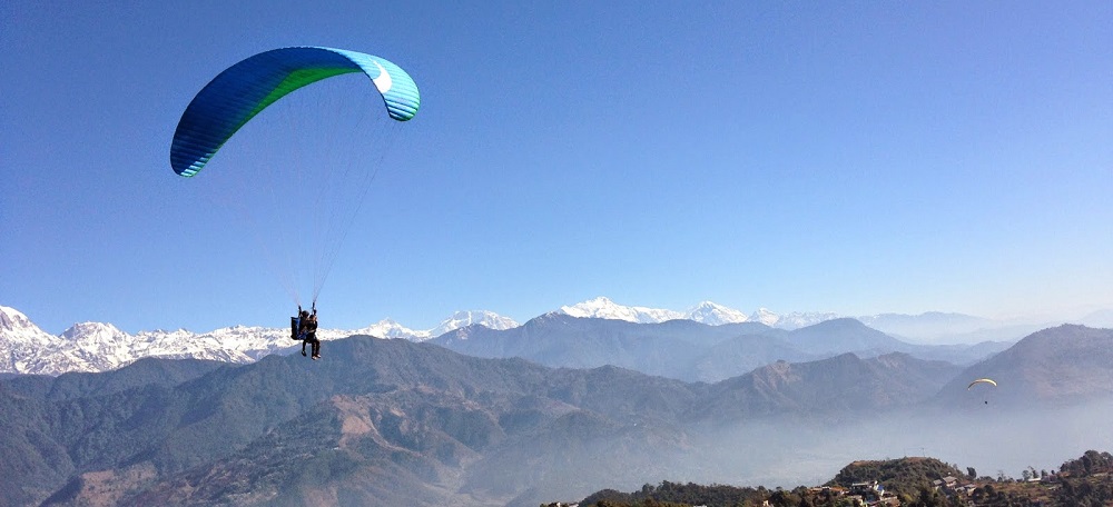 Paragliding in Mussoorie